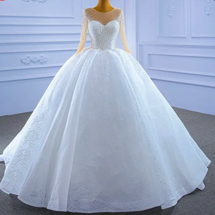 Luxury Princess Wedding Dress 2023 Sweetheart..