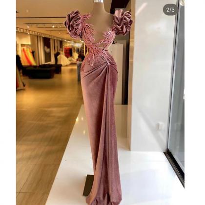 Pink Prom Dresses, 2024 Evening Dresses, Evening..
