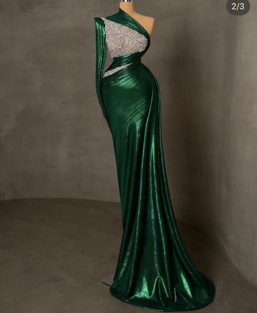 Niulatu Gradient Yellow Pink Spaghetti Straps Mermaid Satin Prom Dresses Vintage Evening Gowns HZ1103 main image 0