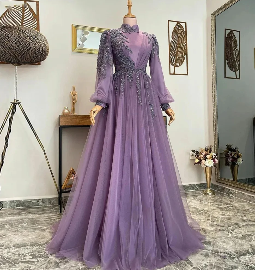 2025 Summer Fashion Sexy Slim Fit Sequins Evening Dresses Solid Color Long  Sleeved Elega on Luulla