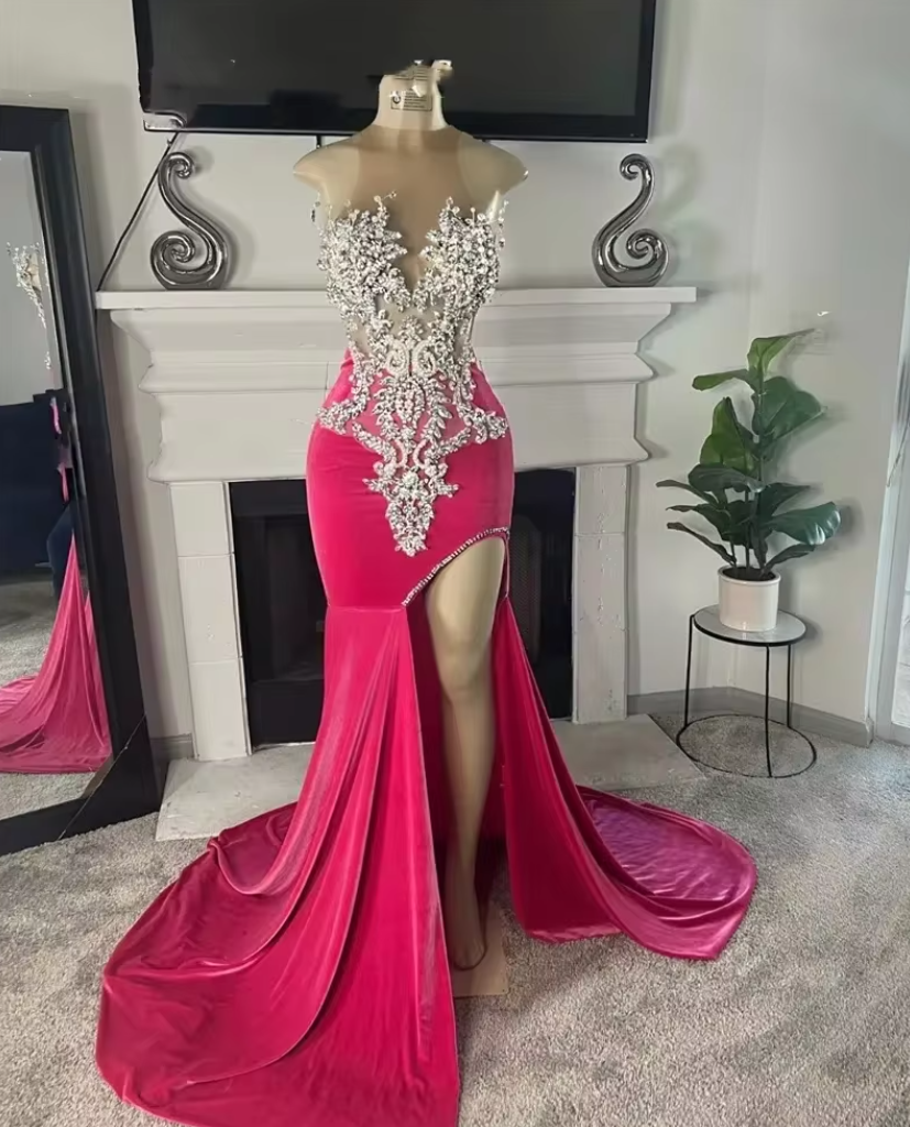 Crystal fashion birthday dress