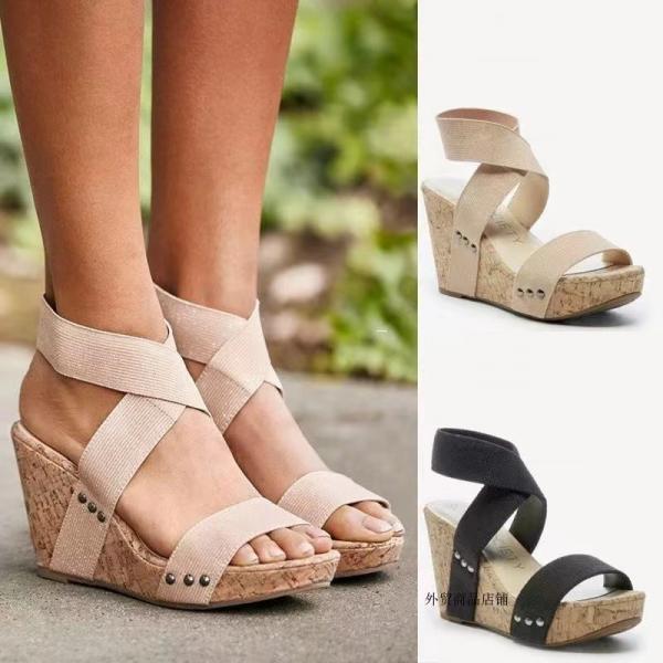 women wedge sandals big size 35-43 summer shoes