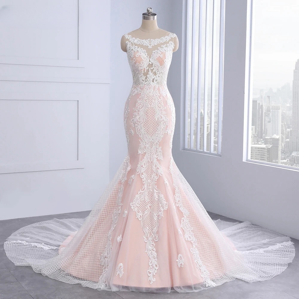 Mermaid Pink Wedding Dresses: Timeless Elegance for Your Big Day